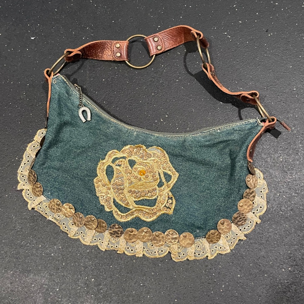Betsey Johnson denim mini purse